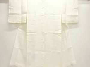 アンティーク　透かし織流水に菊模様夏用長襦袢
